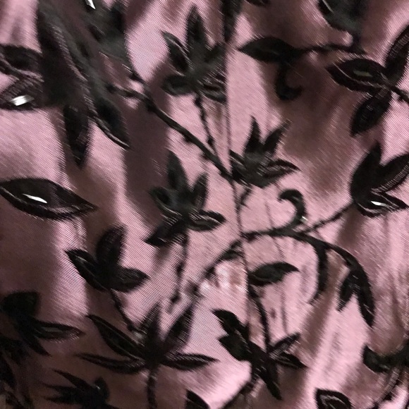 JS Collection Beaded Top 12 purple and Black Sleeveless - Picture 4 of 4